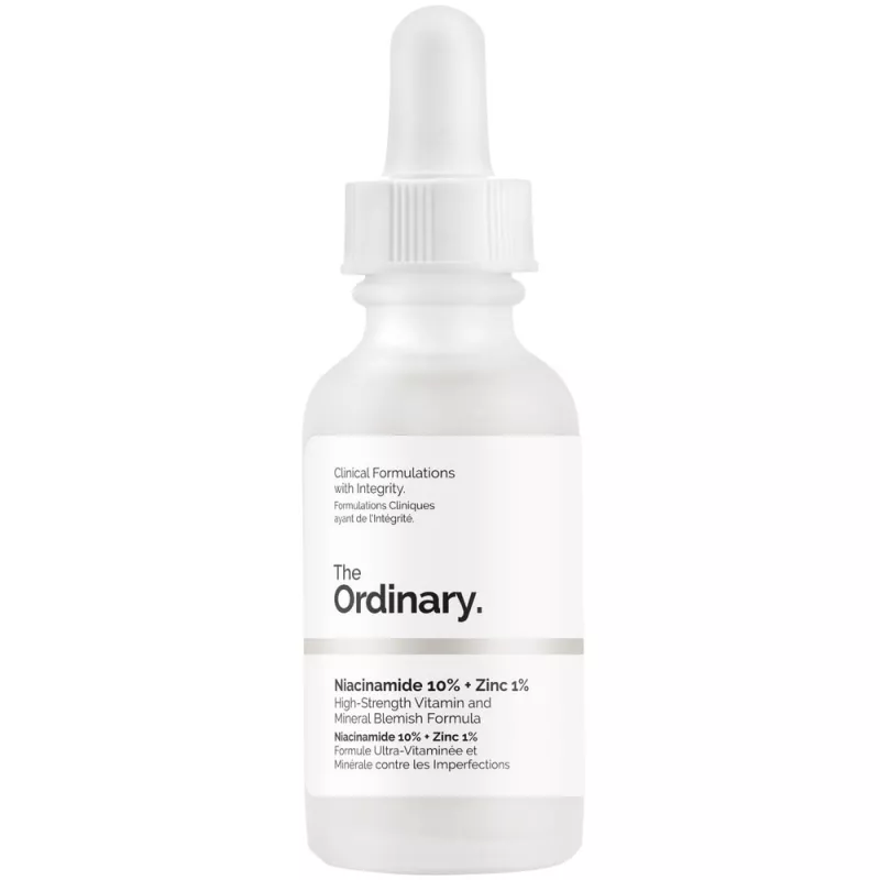 The Ordinary Niacinamide 10% + Zinc 1% Formule Anti-Imperfections Flacon 30ml