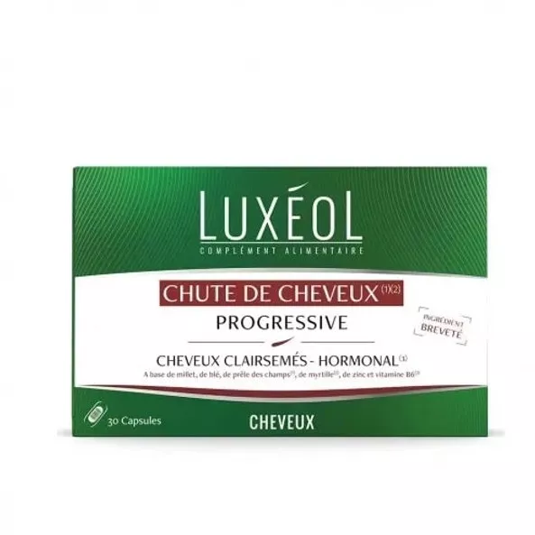 Luxéol Chute de Cheveux réactionnelle 30 caps