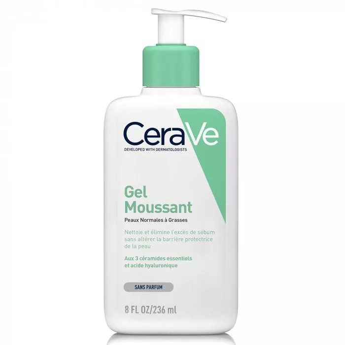 CeraVe Gel Moussant - Peau Normale é Mixte, 236 ml