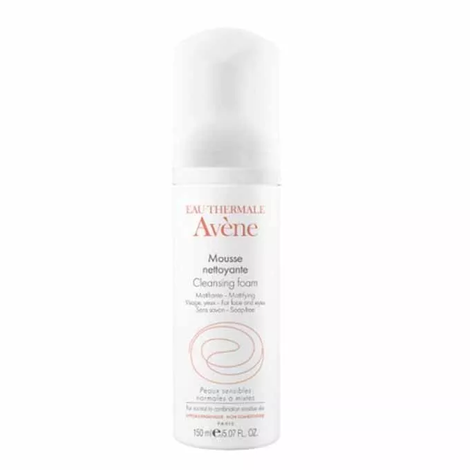 Avéne - Mousse Nettoyante Matifiante 150ml - Visage et Yeux - Peau Normale é Mixte 150ML