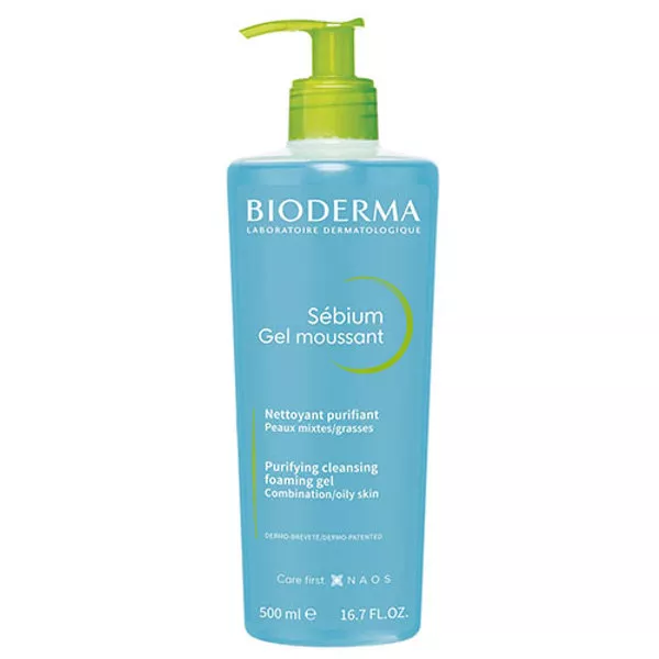 Bioderma Sébium Gel Moussant Purifiant Flacon Pompe 500 ml