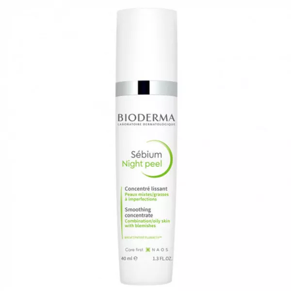 BIODERMA Sébium Night Peel - Concentré Lissant Nuit 40ml