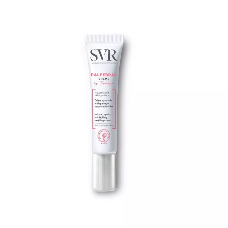 SVR PALPEBRAL - Créme Apaisante Anti-Grattage Paupiéres Irritées, 15ml