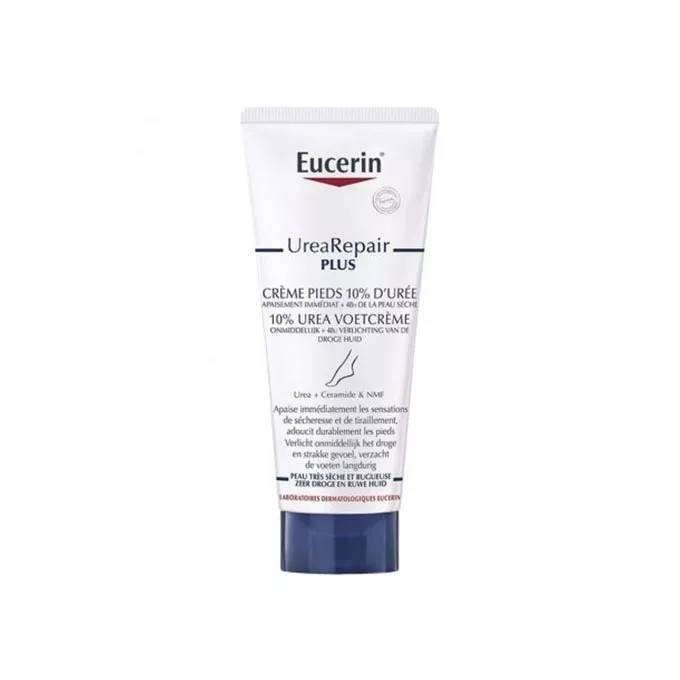 Eucerin UreaRepair Plus é Créme Pieds 10 % déUrée é Soin Hydratant et Réparateur, 100ml