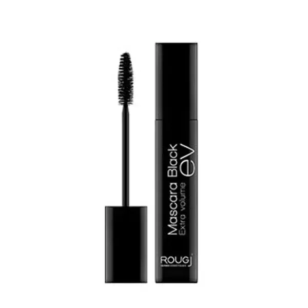 Rougj Mascara Black Extra Volume é Mascara Allongeant et Fortifiant, 10.50ml