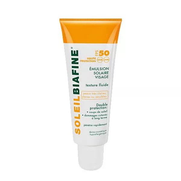 SOLEILBIAFINE Solaire Visage emulsion spf 50
