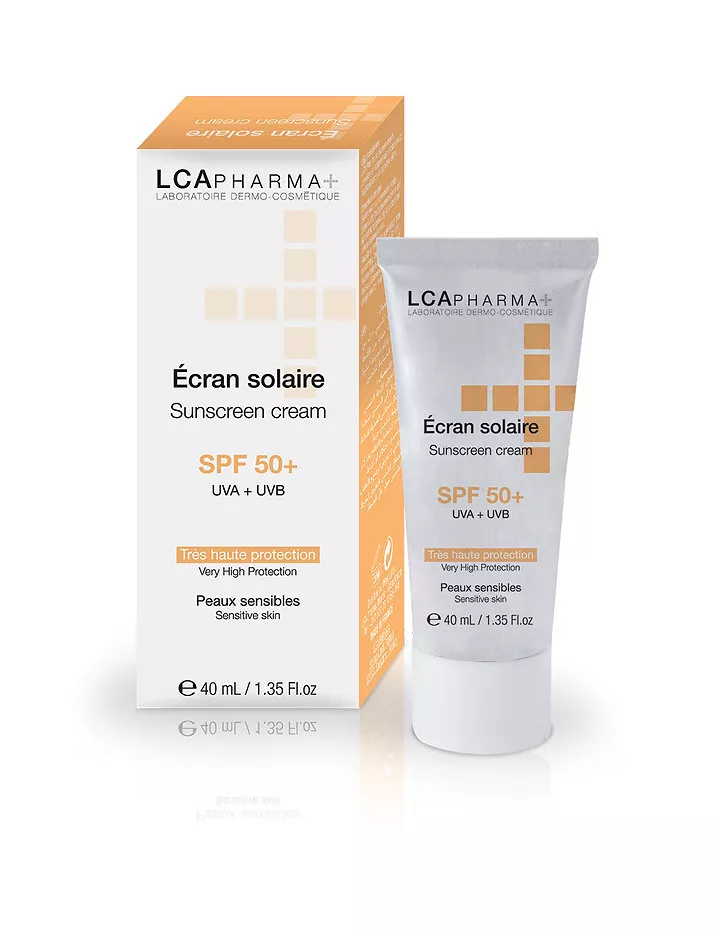 LCA Pharma Solaire Invisible SPF50+ é écran Solaire Haute Protection Peaux Sensibles é 40ml
