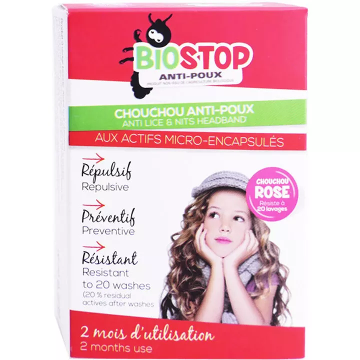BIOSTOP Le Chouchou Anti-Poux - Protection Répulsive pour Cheveux Enfants