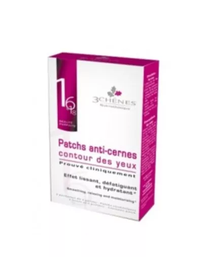 3 CHENES Beauté Patchs anti-cernes contour des yeux - 25 g