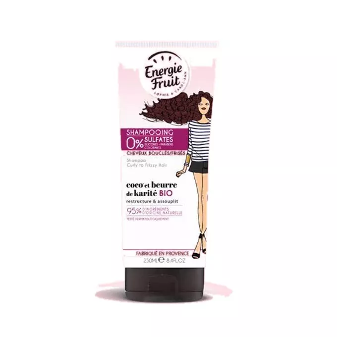 ENERGIE FRUIT SHAMPOOING SANS SULFATES AU COCO/KARITé 250ML