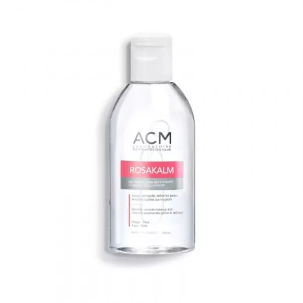 ACM Rosakalm Eau Micellaire Nettoyante 250ml é Démaquille et Apaise les Peaux Sensibles