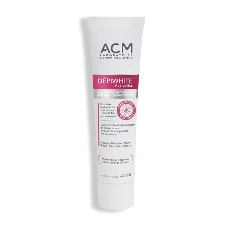 ACM Dépiwhite Active Gel Unifiant é Anti-Taches Pigmentaires pour Peaux Mixtes é Grasses é 40ml
