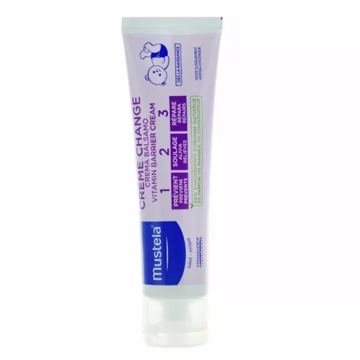 Mustela Bébé Créme Change 123 100ml é Protection et Soin Anti-Irritations