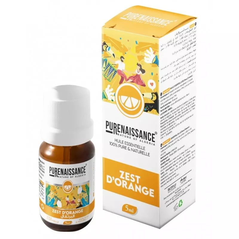PURENAISSANCE HUILE ESSETIELLE DE ZEST D'ORANGE 5ML ____ ________
