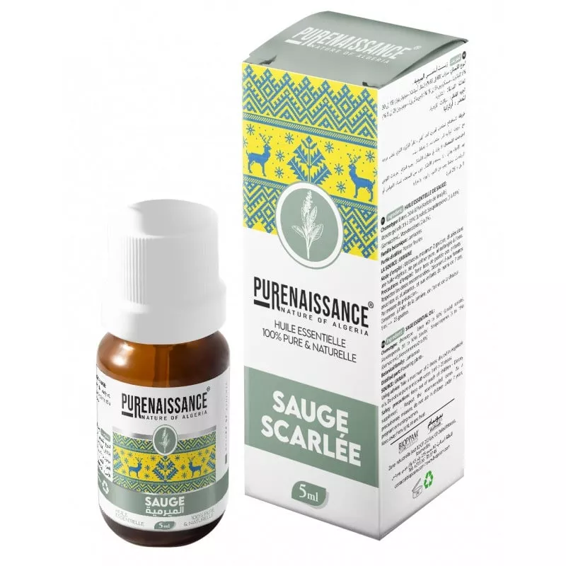 PURENAISSANCE HUILE ESSENTIELLE DE SAUGE SCARLéE 5ML ________