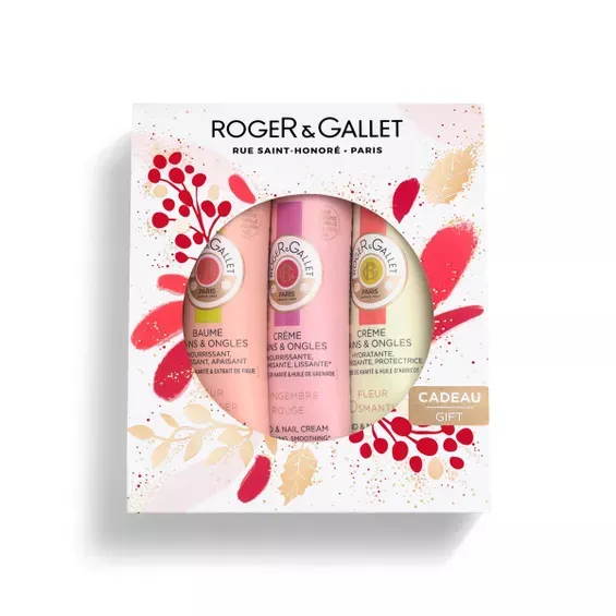 Roger & Gallet Coffret Trio Crémes Mains et Ongles 3x30ml