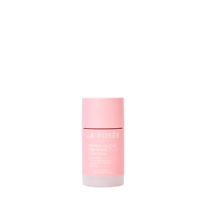LA ROSéE Masque en Stick Régénérant 3-en-1 é l'Argile Blanche - Visage - Peaux Sensibles, 75ml