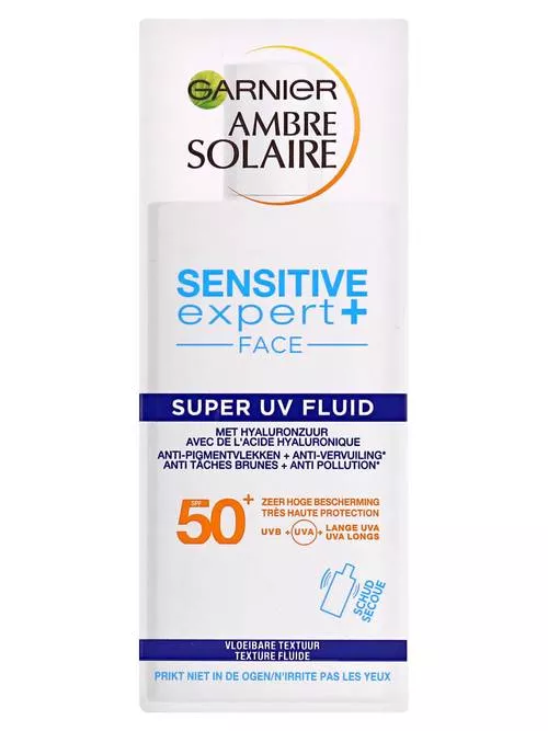 GARNIER AMBRE SOLAIRE Sensitive Expert+ Face super UV fluid SPF50+