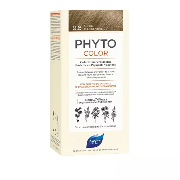 PHYTOCOLOR 9.8 BLOND TRéS CLAIR BEIGE