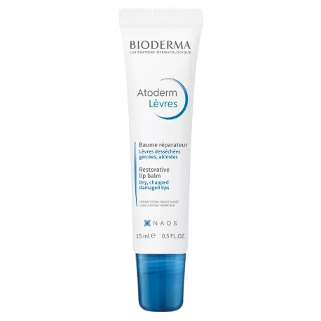 Bioderma Atoderm Baume Réparateur lévres  15ml