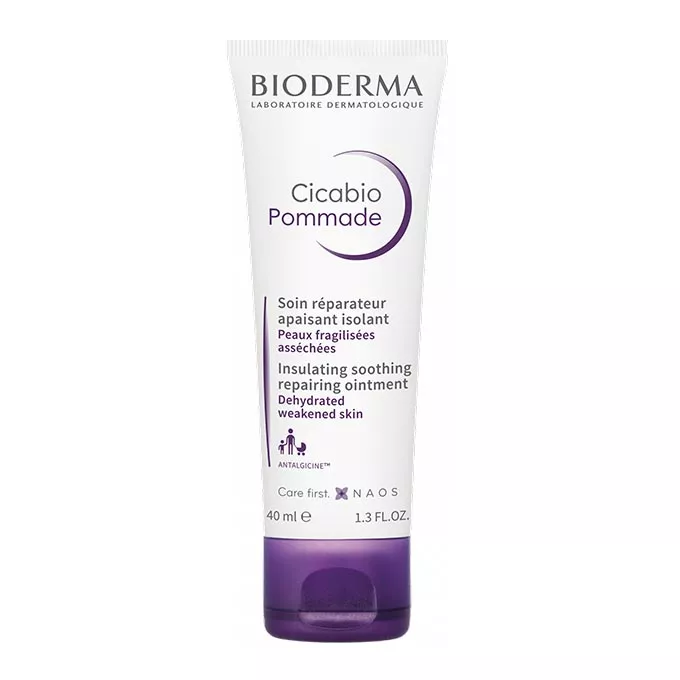 Bioderma Cicabio Pommade Soin Réparateur Apaisant Isolant Peaux Fragilisées 40 Ml