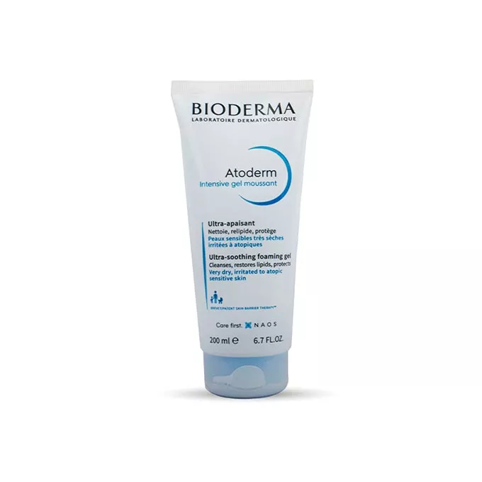 BIODERMA ATODERM INTENSIVE - Gel Moussant Ultra-Apaisant - Peaux Sensibles Trés Séches é Atopiques, 200ml