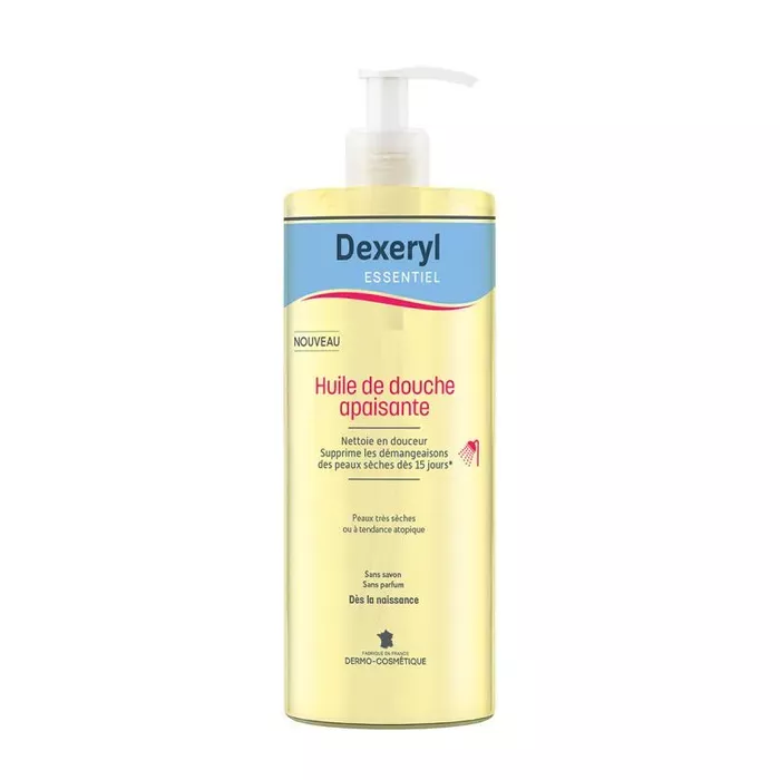 Dexeryl Essentiel Huile de Douche é Peaux trés séches é tendance atopique é 500ml