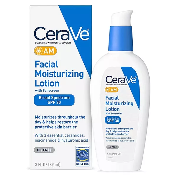CERAVE LOTION HYDRATANTE VISAGE JOUR AM FPS30 60ML