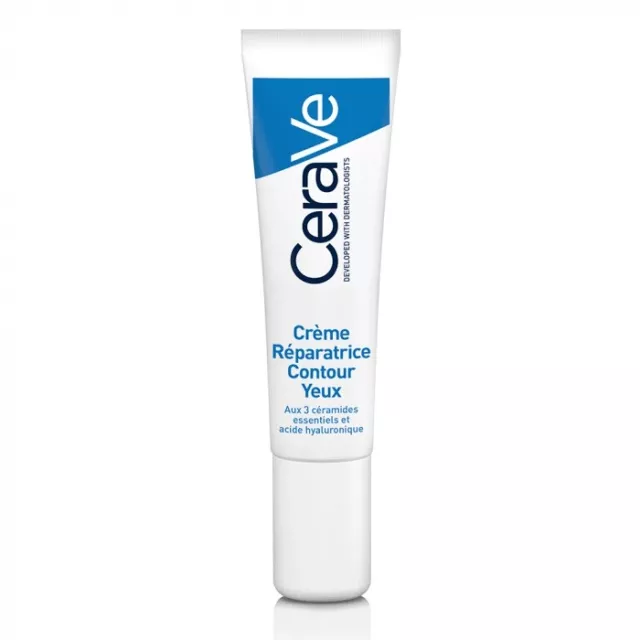 CeraVe Créme Réparatrice Contour Yeux - Hydrate et Réduit Cernes et Poches, 14ml