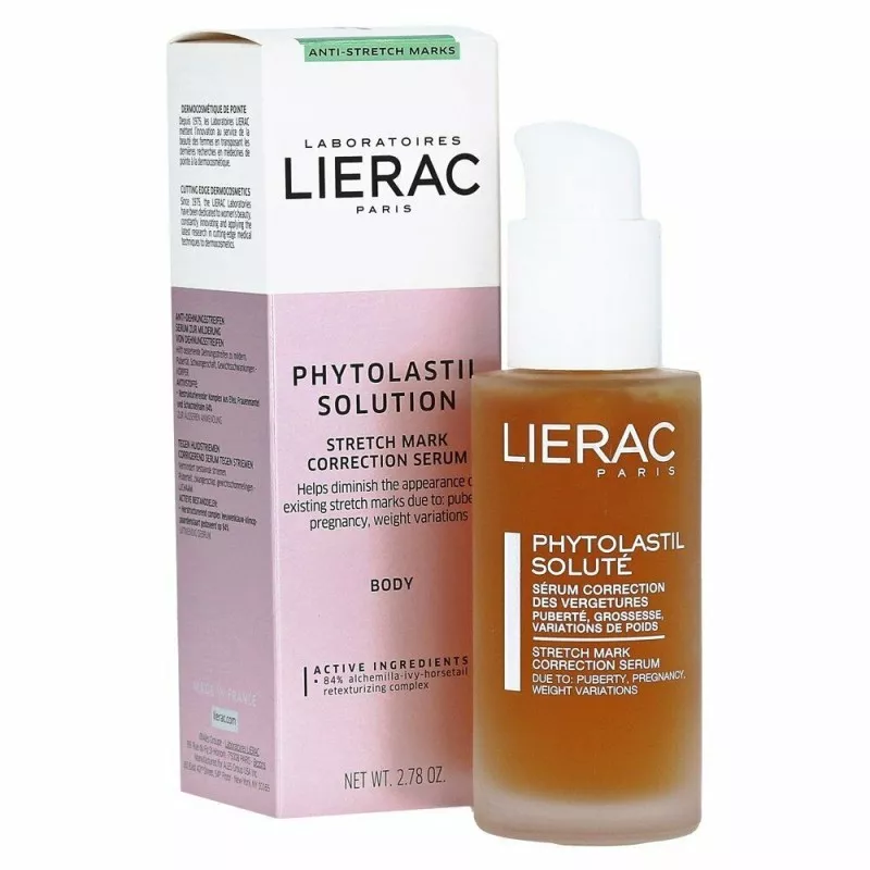 Lierac Phytolastil Soluté Sérum Correction Vergetures 75ml é Atténue Vergetures & Prévention