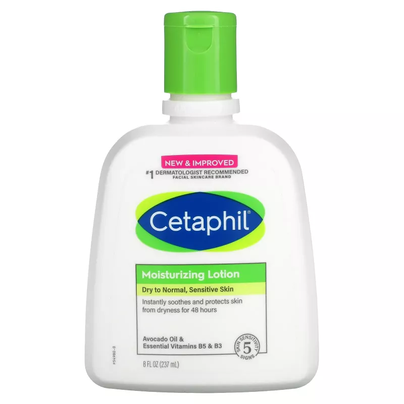 CETAPHIL Lotion Hydratante - Visage et Corps - Peaux Sensibles Séches é Normales, 237ml