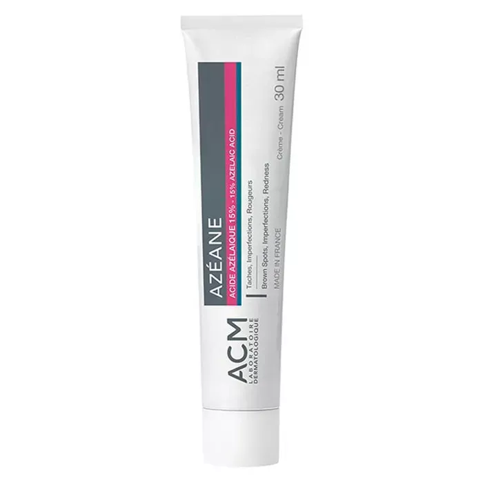 ACM AZEANE - Créme 15% Acide Azélaique Taches Imperfections Rougeurs - Visage - Tous Types de Peaux, 30ml