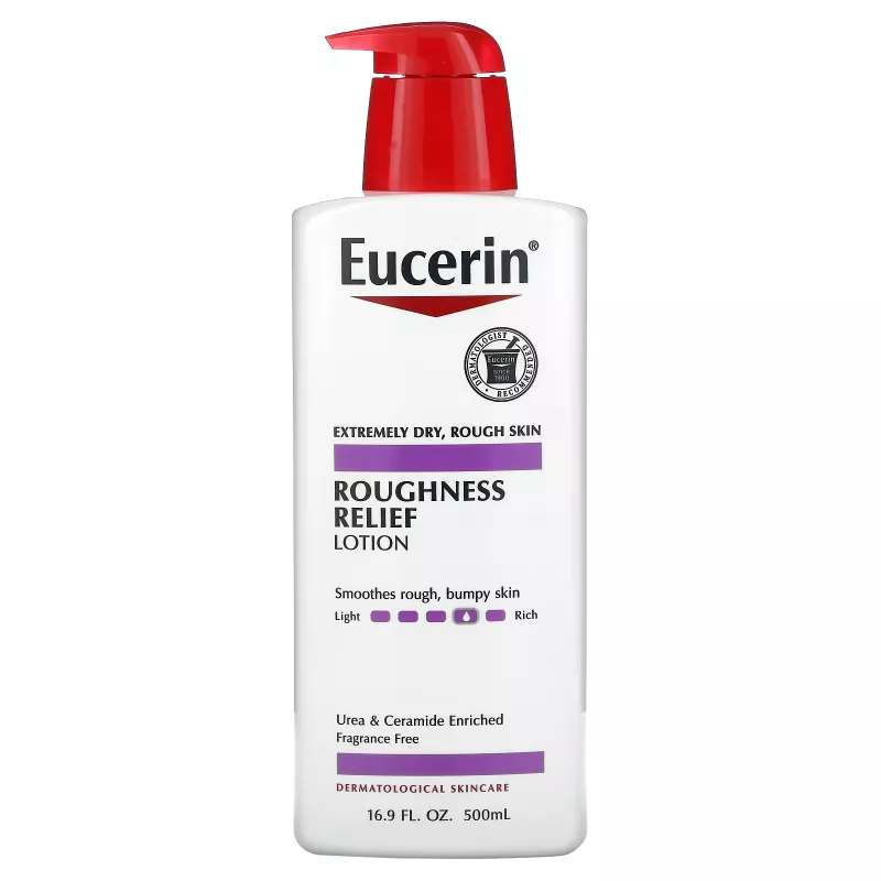Eucerin Roughness Relief Lotion é Soin Hydratant Intense pour Peaux Rugueuses, 500ml