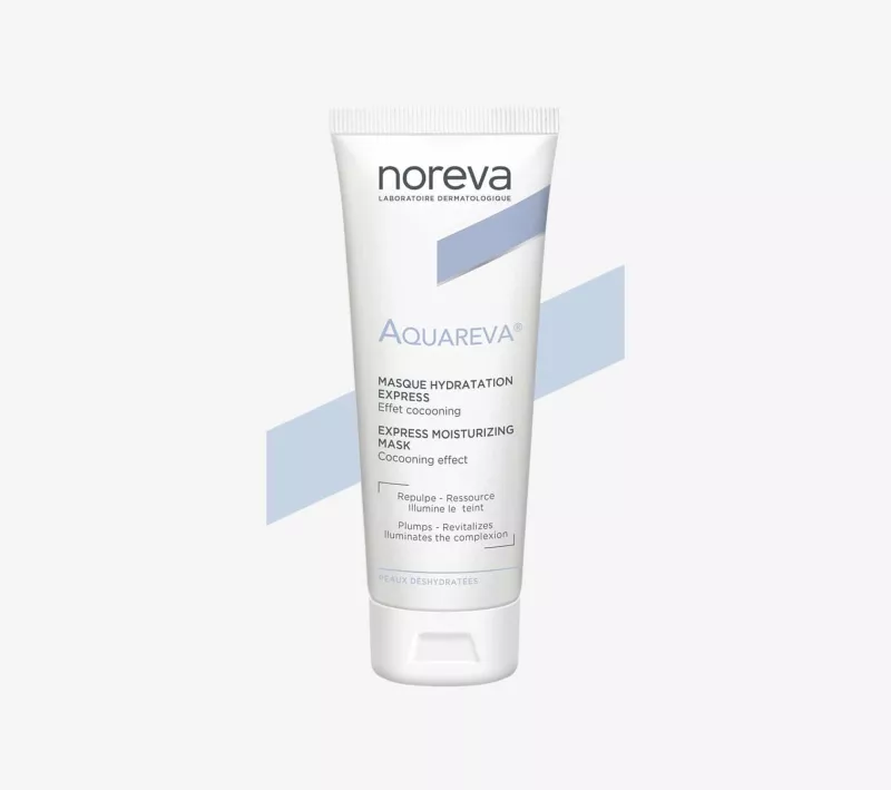 NOREVA Aquareva Masque Hydratation Express - Soin Hydratant Intensif pour Peaux Déshydratées - 50ml