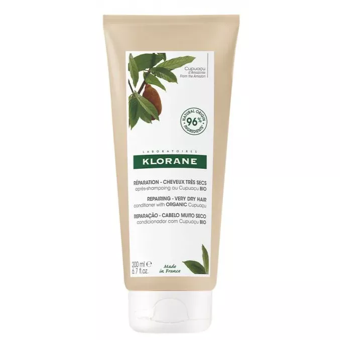 KLORANE CUPUACU BIO - Baume Aprés-Shampooing Nutrition et Réparation - Cheveux Trés Secs, 200ml