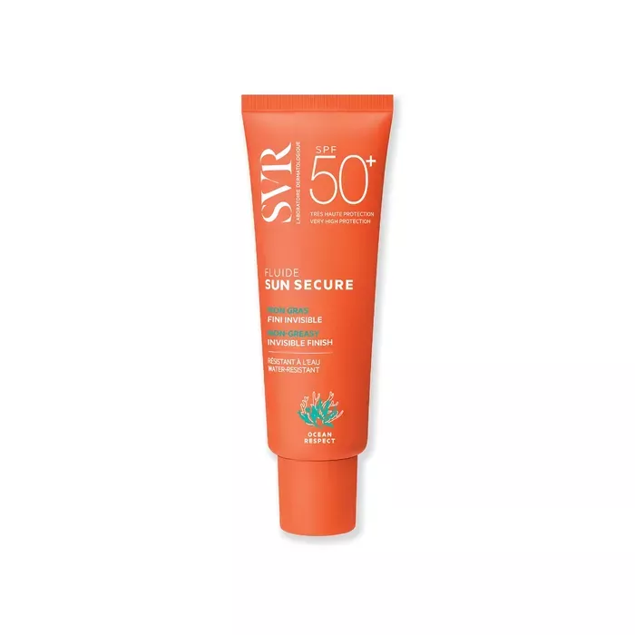 SVR Sun Secure Fluide Solaire Non Gras Fini Invisible SPF50+ é Visage é Peaux Hypersensibles é 50 ml