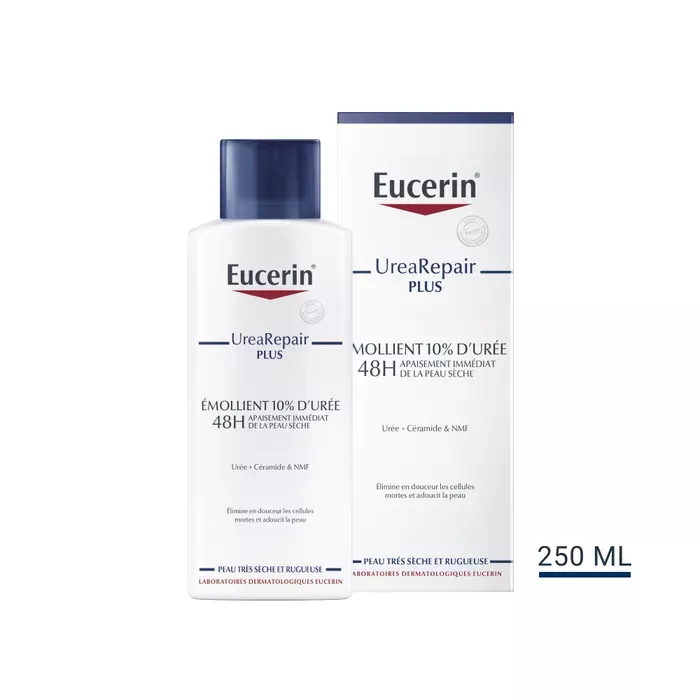 Eucerin UreaRepair PLUS 10% d'Urée émollient Apaisant 250ml