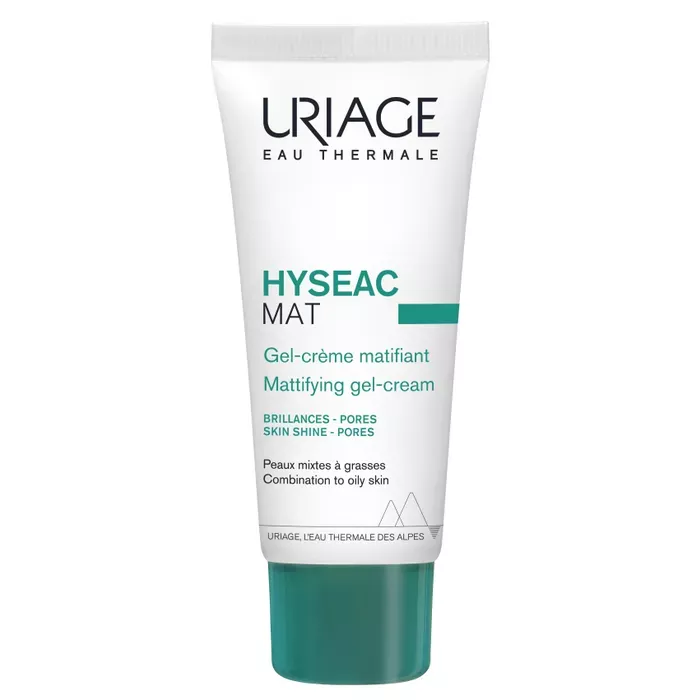 Uriage Hyséac MAT Gel-Créme Matifiant - Visage - Peaux Mixtes é Grasses, 40ml