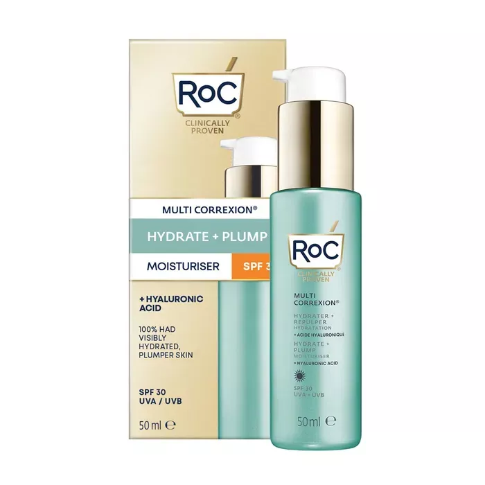 Roc Multi Correxion Créme Hydrater + Repulper SPF30 - Tous Types de Peaux - 50ml