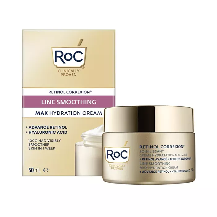 Roc Retinol Correxioné Soin Lissant Hydratation Maximale - 50ml