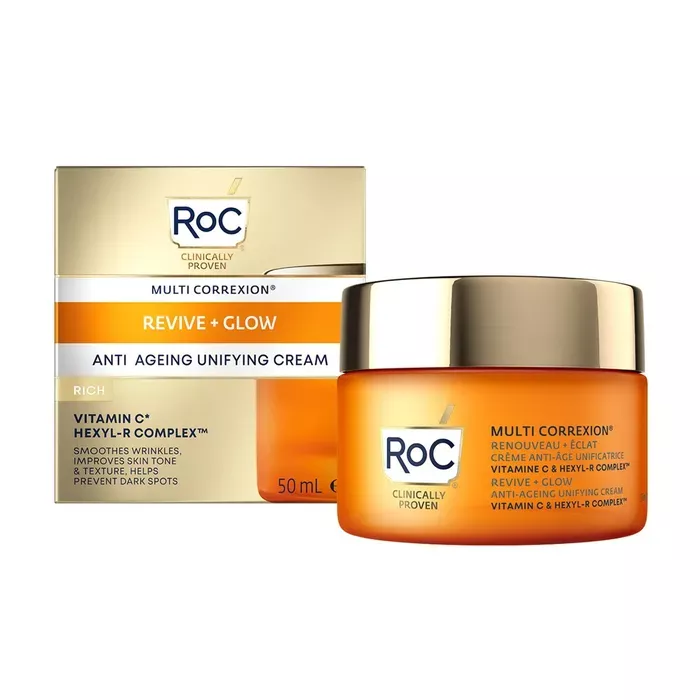 Roc Multi Correxioné Renouveau + éclat Créme Anti-ége Unificatrice - 50ml