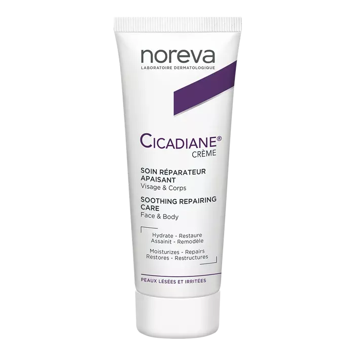 NOREVA Cicadiane - Créme Soin Réparateur Apaisant - Visage et Corps - 40ml