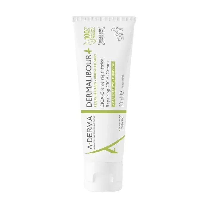 A-Derma Dermalibour+ CICA-Créme Réparatrice Assainissante - Répare, Apaise et Protége - 50ml