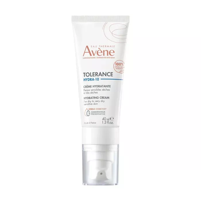 Avéne - TOLERANCE HYDRA-10 Créme Hydratante 40ml - Peaux Sensibles Séches é Trés Séches