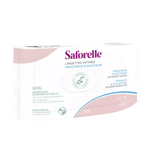Saforelle Lingettes Intimes - Format Pocket