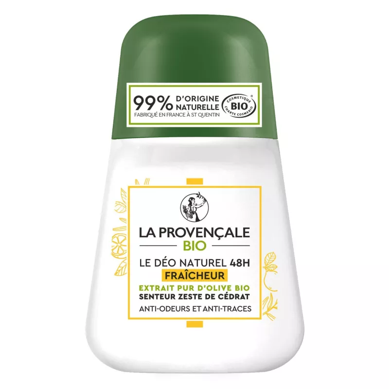 La Provenéale Bio - Déodorant Senteur écorce de Cédrat, 50ml