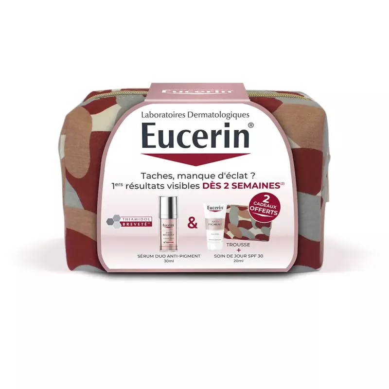 Eucerin Kit Routine Anti-Pigment é Sérum Duo + Soin de Jour SPF30 + Trousse Offerte