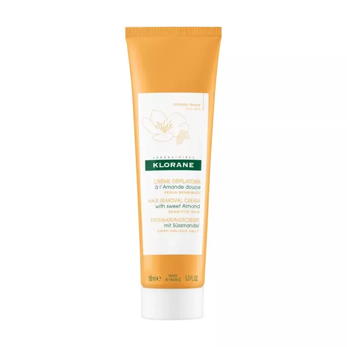 Klorane Créme Dépilatoire Peaux Sensibles é é léAmande Douce, 150ml