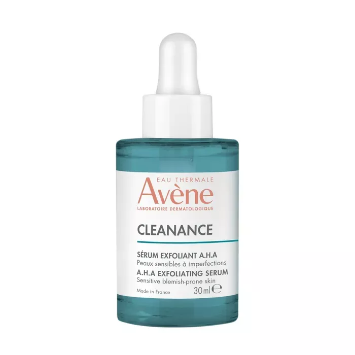 Avéne Cleanance é Sérum Exfoliant AHA é Visage é Peaux Sensibles é Imperfections, 30ml