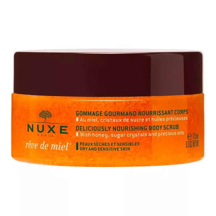 Nuxe Réve de Miel é Gommage Nourrissant Corps é Exfoliant et Apaisant, 175ml
